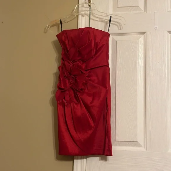 Jessica McClintock red dress - Picture 1 of 3